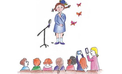 Poems for Kids Stage Fright short poems header