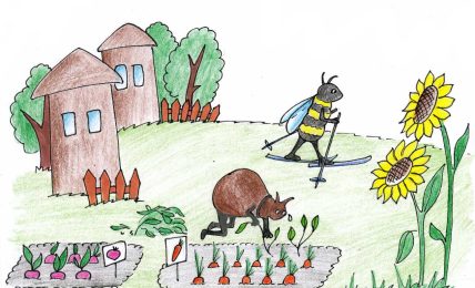 Poems for Kids The Land of Mites and Maybees short poems header