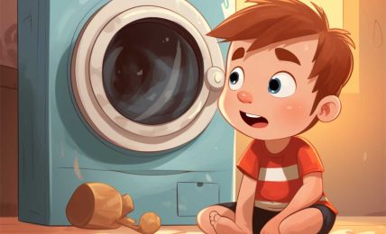 Poems for Kids watching washing machine funny kids poems header