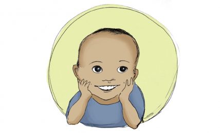 Header illustration for short story for kids Sizwe's Smile by Book Dash