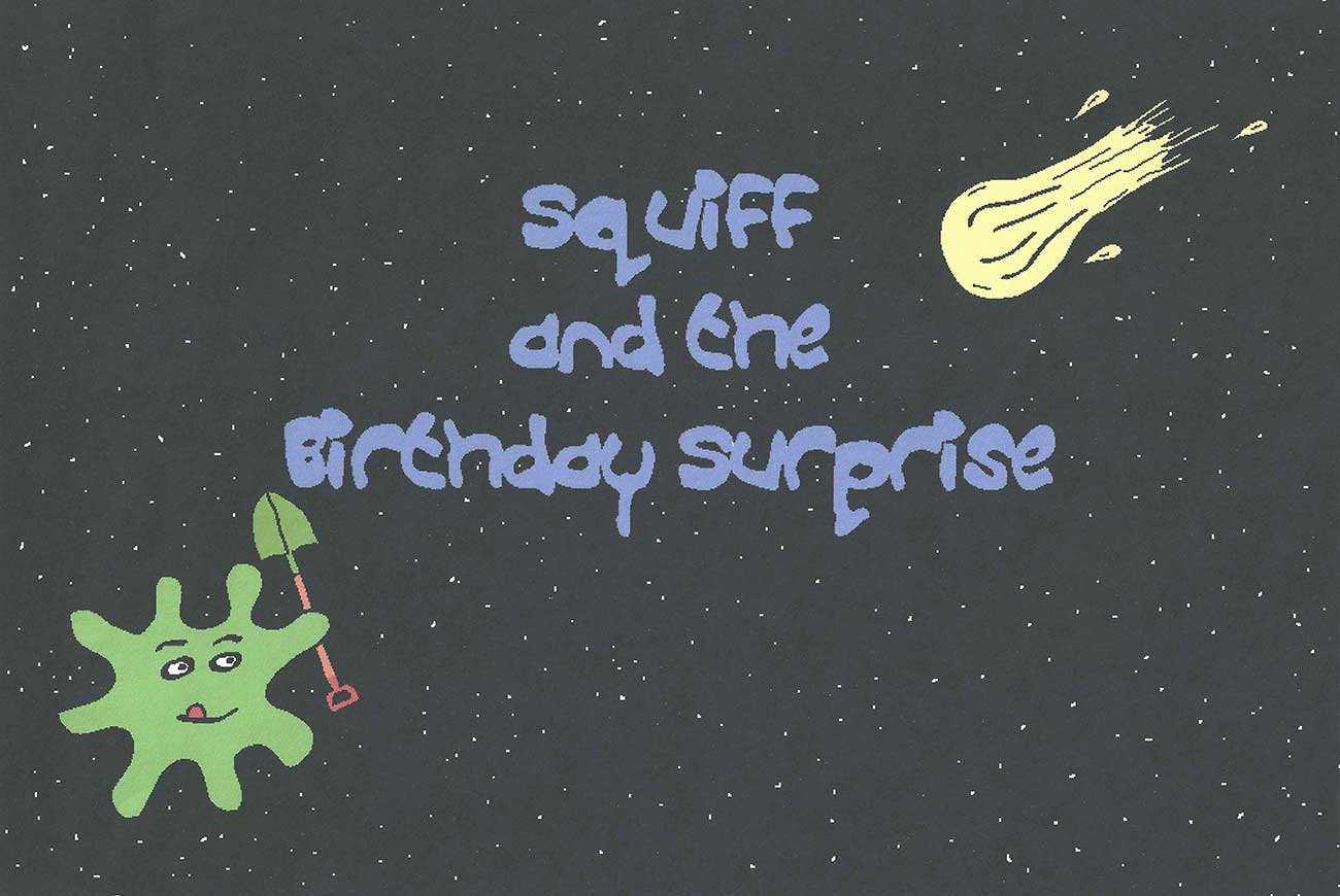 Squiff and the Bday Surprise short story for kids title page