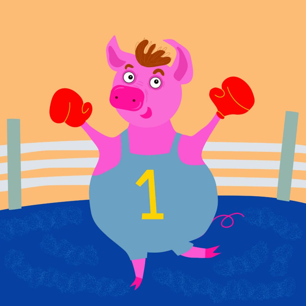 The Big Pink Pig - Free Phonics Readers bedtime story by Jade Maitre page 12