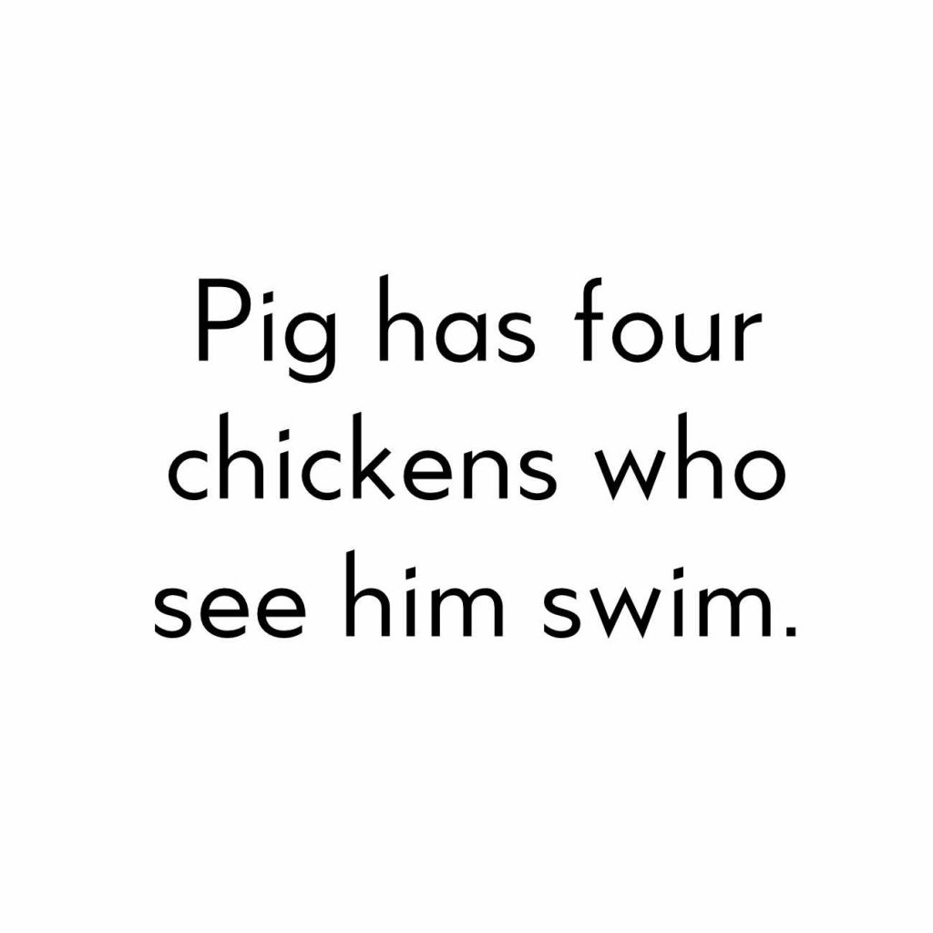 The Big Pink Pig - Free Phonics Readers bedtime story by Jade Maitre page 13a