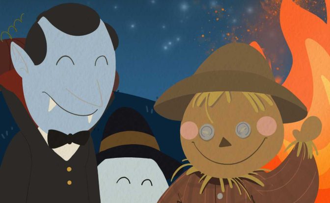 The Friendly Ghost halloween stories header