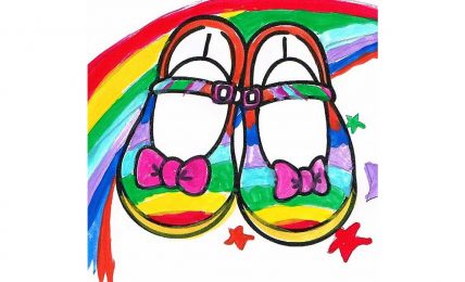 Tillys Rainbow Shoes short story for kids header picture